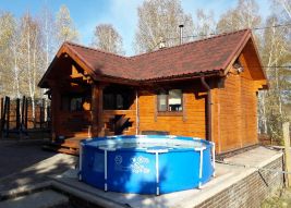 Баня из проф.бруса, 32м2, с. Фирсово