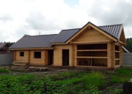 Баня с просторной комнатой отдыха, 54м2, с. Фирсово