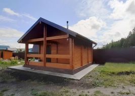 Усадьба в Сосновом бору - двухэтажный дачный дом и баня