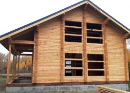 Двухэтажный дом с террасой, 146м2, с. Фирсово