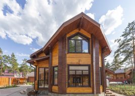 Двухэтажный дом из профилированного бруса, 260м2, г.Барнаул